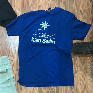 Blue iCan Swim T-Shirt
